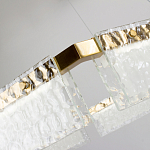 Светодиодная люстра с рельефным стеклом ICE GLASS 70 варинант исполнения - 4 | Loft Concept в Липецке