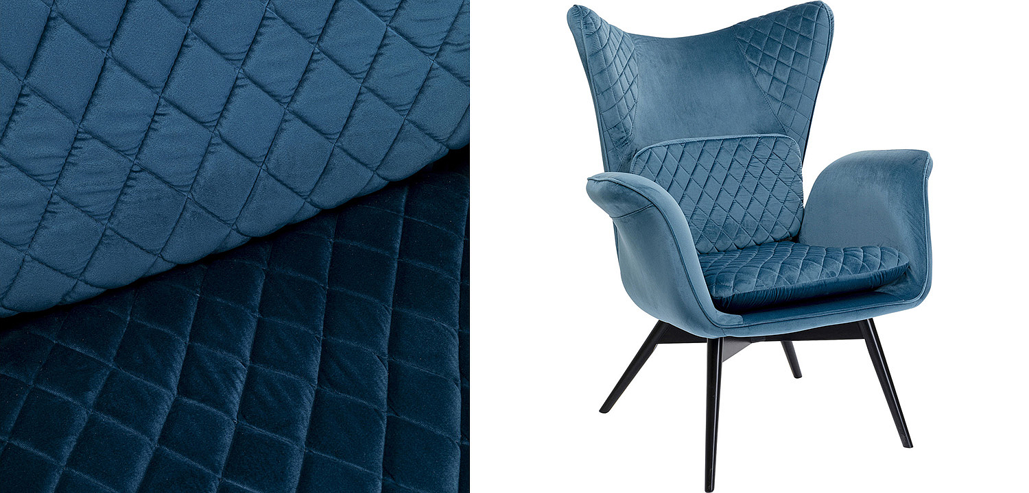 Кресло Blue Velvet Throne Кресло Blue Velvet Throne - Loft-Concept в Липецке