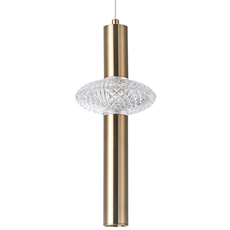 Подвесной светильник Toussaint Metal Tube Retro Light Hanging Lamp Прозрачный Латунь Подвесной светильник Toussaint Metal Tube Retro Light Hanging Lamp Прозрачный Латунь в Липецке | Loft Concept