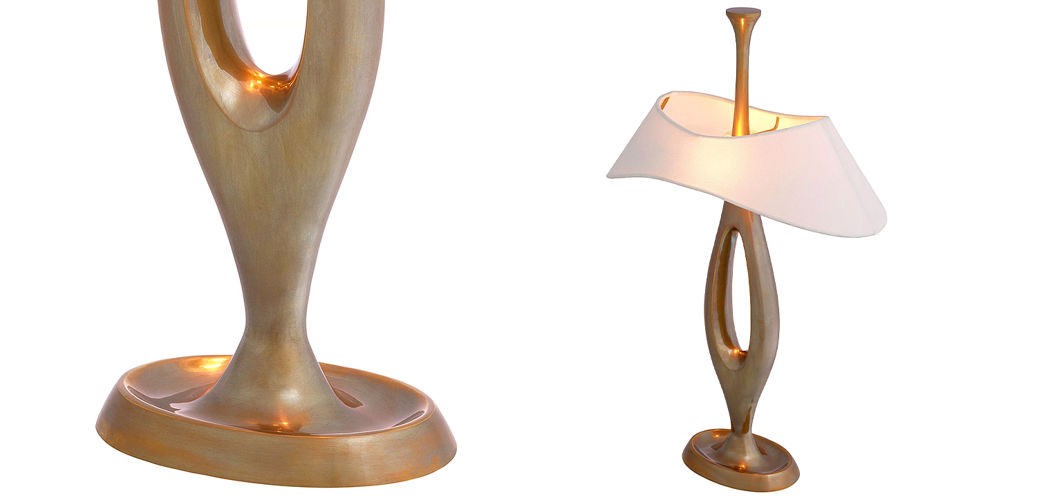 Настольная лампа Eichholtz Table Gianfranco Brass Настольная лампа Eichholtz Table Gianfranco Brass - Loft-Concept в Липецке