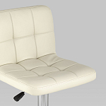 Барный стул с сиденьем молочного цвета Honory варинант исполнения - 7 | Loft Concept в Липецке