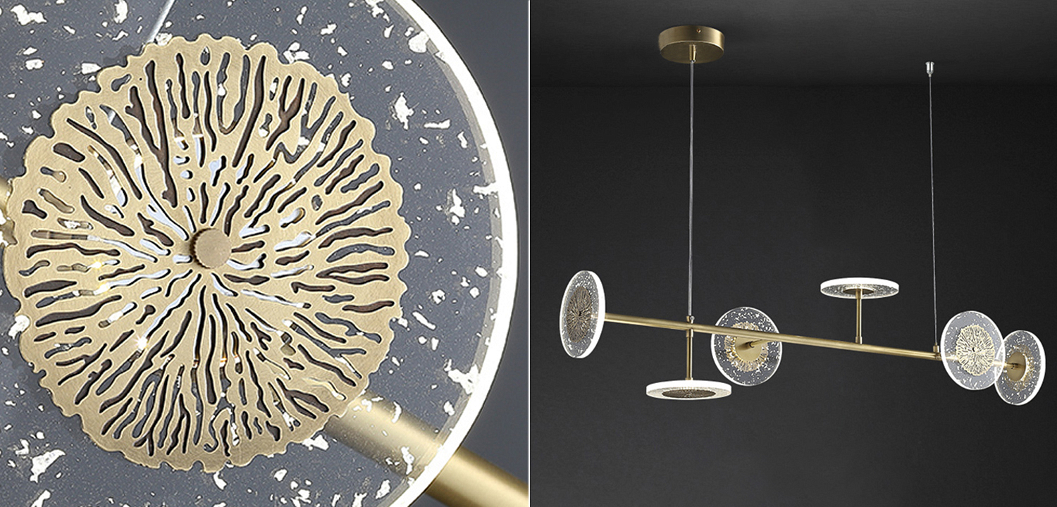 Люстра Discs Flowers Chandelier Люстра Discs Flowers Chandelier - Loft-Concept в Липецке