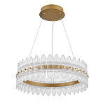 Люстра круглая с декоративными элементами в виде лепестков Round Light Flashing варинант исполнения - 4 | Loft Concept в Липецке