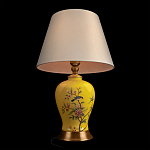 Настольная лампа желтая с изображением птиц Slip Away варинант исполнения - 4 | Loft Concept в Липецке