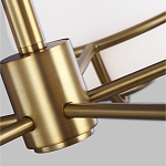 Люстра с 5-ю белыми шарообразными плафонами в сферические каркасах Feiss варинант исполнения - 3 | Loft Concept в Липецке