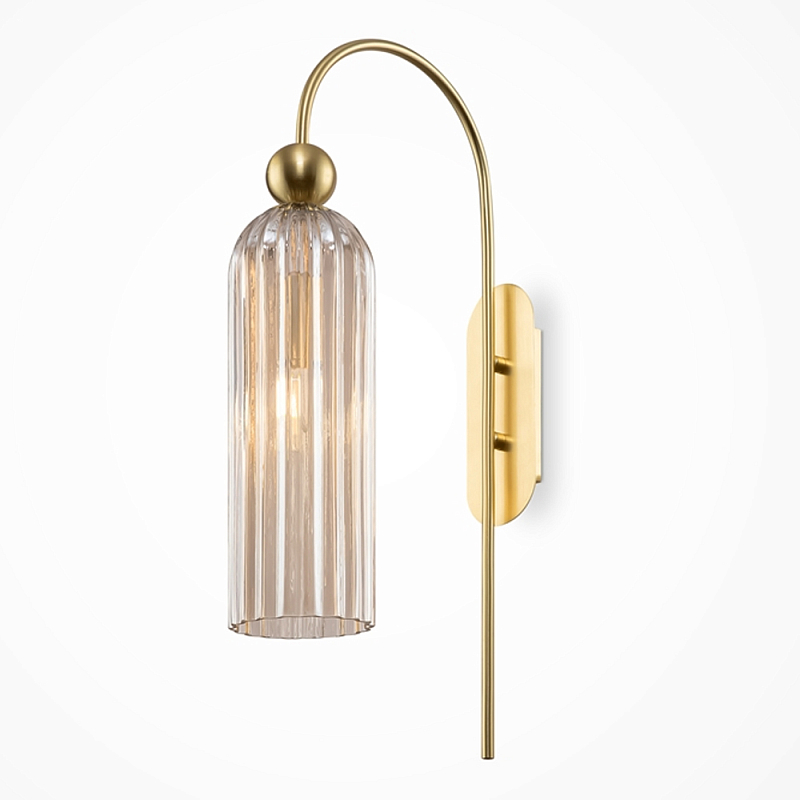 Бра Maytack c Янтарным Плафоном  Золотой Янтарный в Липецке | Loft Concept 