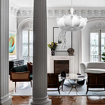 Подвесной светильник с белым фигурным абажуром и мягкими волнистыми краями Cloud Motion  варинант исполнения - 19 | Loft Concept в Липецке