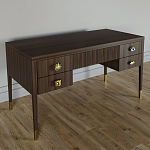 Письменный стол с 4-мя ящиками Elsa Dreams Walnut варинант исполнения - 1 | Loft Concept в Липецке