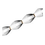 Подвесной светильник линейный в сочетании двух разных фактур стекла Enchanting варинант исполнения - 4 | Loft Concept в Липецке