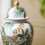 Ваза из фарфора с ручной росписью Leopard Collection  варинант исполнения - 5 | Loft Concept в Липецке