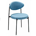 Стул металлический с мягкой спинкой и сиденьем Alfie Chair варинант исполнения - 5 | Loft Concept в Липецке