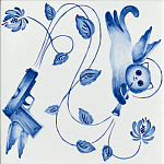 Плитка с узором Пистолеты варинант исполнения - 1 | Loft Concept в Липецке