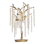 Лампа настольная со стеклянными подвесами цвет золото FAIRYTREE Light варинант исполнения - 1 | Loft Concept в Липецке
