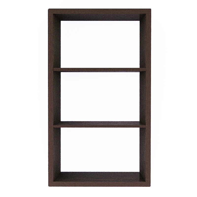 Полка-модуль для книг Primo длина 72 Темный дуб Древесина Черный в Липецке | Loft Concept 