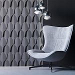 Гипсовая 3D Панель DRAGON SCALE - D варинант исполнения - 2 | Loft Concept в Липецке