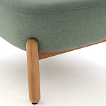 Кресло на деревянных ножках Olguin Green Chair варинант исполнения - 5 | Loft Concept в Липецке