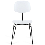 Стул на металлических ножках Travis Chair White варинант исполнения - 2 | Loft Concept в Липецке