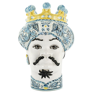 Ваза Vase Moro Man Ornate White Face