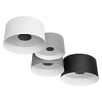 Потолочный светильник с 4-мя цилиндрическими абажурами белого серого и черного цвета Urban Dome варинант исполнения - 3 | Loft Concept в Липецке