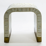 Приставной столик BONE INLAY SIDE TABLE-Cream варинант исполнения - 1 | Loft Concept в Липецке
