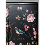 Комод деревянный Tits on flowers варинант исполнения - 7 | Loft Concept в Липецке