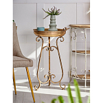 Столик приставной на фигурном подножии Magnificent Century варинант исполнения - 4 | Loft Concept в Липецке