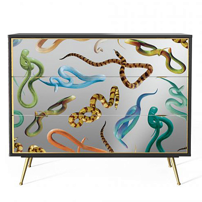Комод Seletti Chest of Three Drawers Snakes Комод Seletti Chest of Three Drawers Snakes