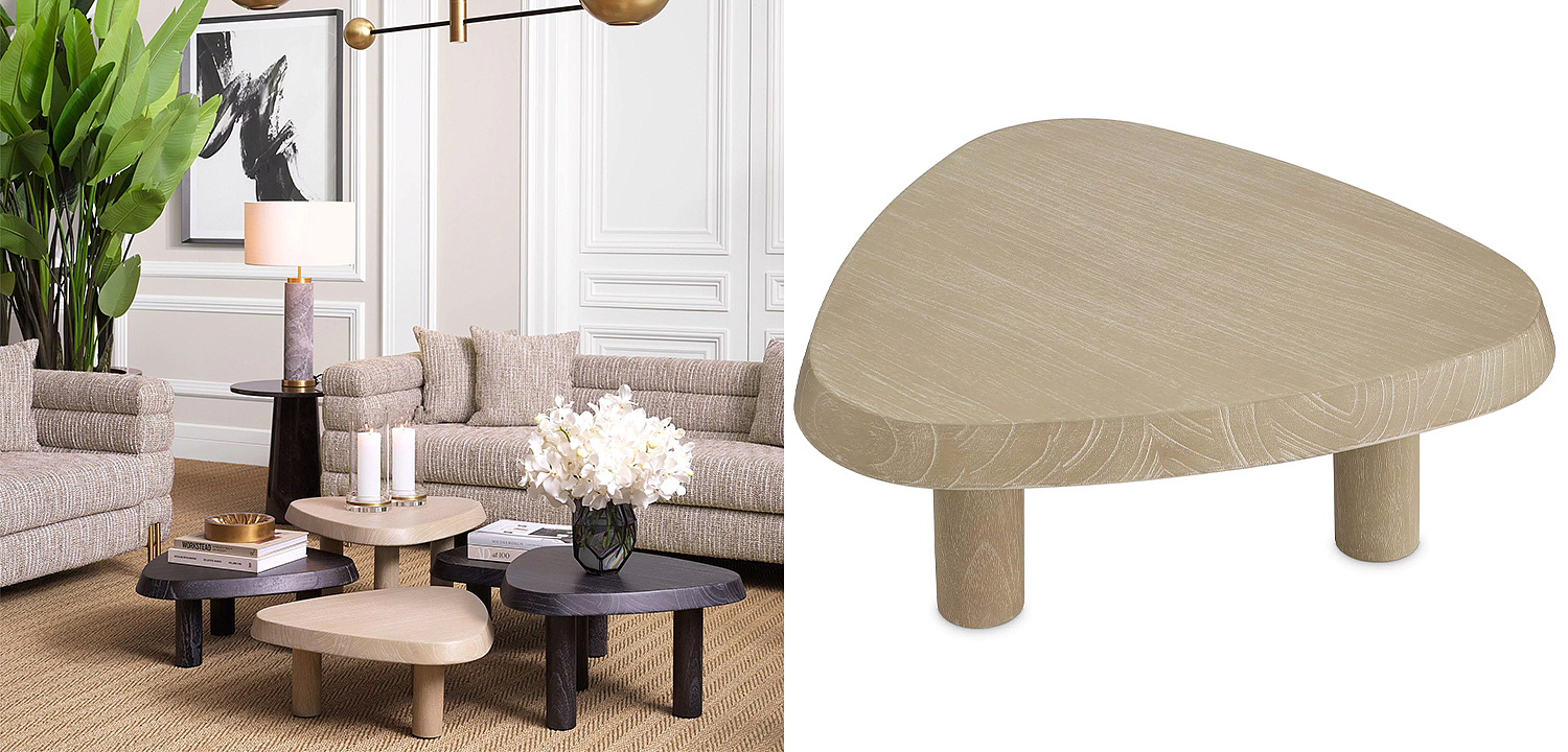 Кофейный стол Eichholtz Coffee Table Briel S Beige Кофейный стол Eichholtz Coffee Table Briel S Beige - Loft-Concept в Липецке