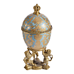 Шкатулка на величественных львах из фарфора с бронзовыми элементами Eden Garden варинант исполнения - 3 | Loft Concept в Липецке