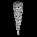 Люстра многоярусная каскадная с хрустальными подвесками Roul Crystal Light варинант исполнения - 2 | Loft Concept в Липецке