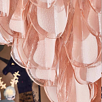 Люстра из стекляных розовых лепестков Petalled Illuminator варинант исполнения - 2 | Loft Concept в Липецке