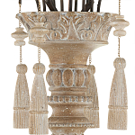 Люстра с состаренными резными элементами Big Graceful Profile варинант исполнения - 3 | Loft Concept в Липецке
