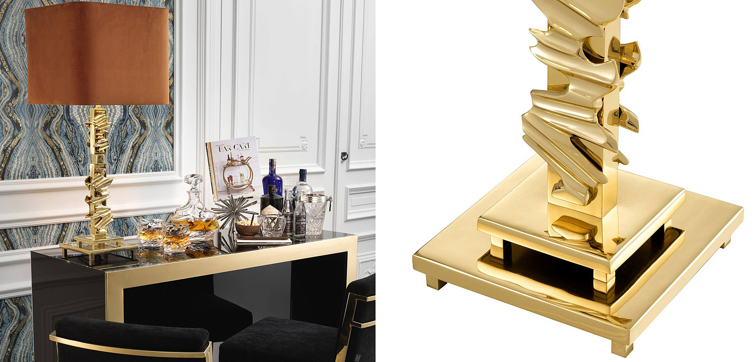 Настольная лампа Eichholtz Table Lamp Abruzzo brass Настольная лампа Eichholtz Table Lamp Abruzzo brass - Loft-Concept в Липецке
