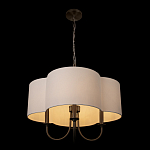 Люстра с белым текстильным абажуром Vitorino  варинант исполнения - 5 | Loft Concept в Липецке