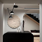 Панно на стену из шерсти мериноса Белый Круг  варинант исполнения - 2 | Loft Concept в Липецке