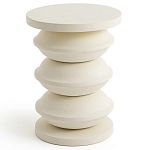 Фигурный приставной столик кремового цвета  AMORPHOUS варинант исполнения - 1 | Loft Concept в Липецке