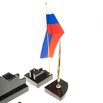 Настольный письменный набор из чёрного обсидиана с декором в виде льва Golden Lion варинант исполнения - 4 | Loft Concept в Липецке