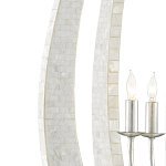 Люстра каплевидной формы покрытая перламутровой мозаикой Soft Pearl Shape варинант исполнения - 1 | Loft Concept в Липецке