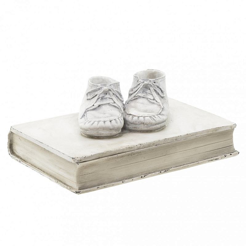 Шкатулка Baby shoes Молочный Шкатулка Baby shoes Молочный в Липецке | Loft Concept