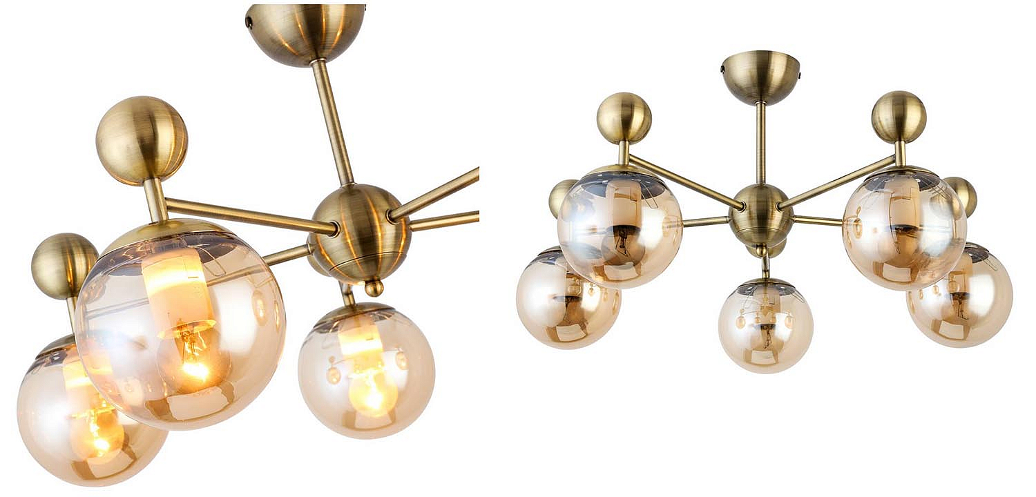 Потолочная люстра Demian Bronze Chandelier Потолочная люстра Demian Bronze Chandelier - Loft-Concept в Липецке