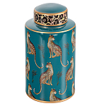 Ваза фарфоровая с крышкой Leopard Ccollection варинант исполнения - 1 | Loft Concept в Липецке