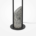 Напольный торшер светодионый черный Lumen Duo варинант исполнения - 4 | Loft Concept в Липецке