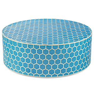 Стол бирюзовый кость верблюда Bone Inlay Honeycomb Coffee Table