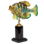 Статуэтка из фарфора в форме рыбы SEA Porcelain and Bronze варинант исполнения - 2 | Loft Concept в Липецке