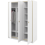 Шкаф белый трёхдверный для одежды Antique Order варинант исполнения - 2 | Loft Concept в Липецке