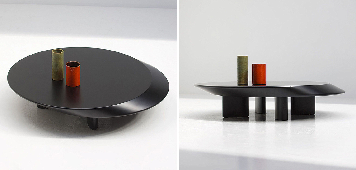 Кофейный стол Ellipse Black Matte Coffee Table Кофейный стол Ellipse Black Matte Coffee Table - Loft-Concept в Липецке