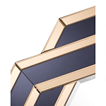 Зеркало восьмиугольное в черно-золотистой раме Pairing варинант исполнения - 2 | Loft Concept в Липецке