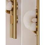 Бра  с фигурным мраморным рассеивателем Spiral of Warm Light варинант исполнения - 5 | Loft Concept в Липецке