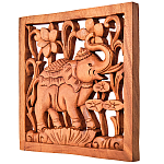 Панно из дерева слов и цветы Panel With Animals варинант исполнения - 2 | Loft Concept в Липецке