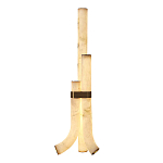 Торшер геометрический с тремя мраморными плафонами Marble Tripod варинант исполнения - 2 | Loft Concept в Липецке